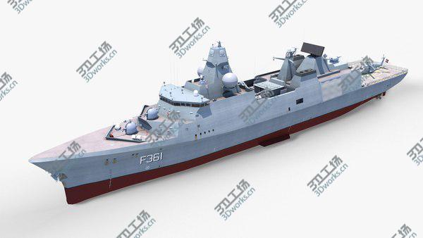 images/goods_img/20210312/Iver Huitfeldt Frigate and MH-60 Seahawk 3D model/1.jpg